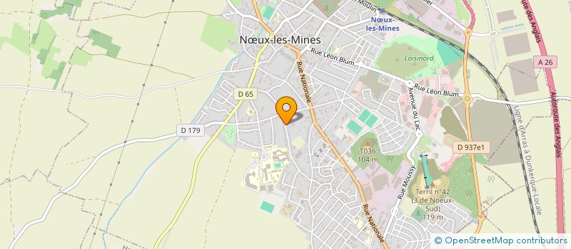 localisation de l'entreprise MONSIEUR GUILLAUME LECLERCQ à NŒUX-LES-MINES