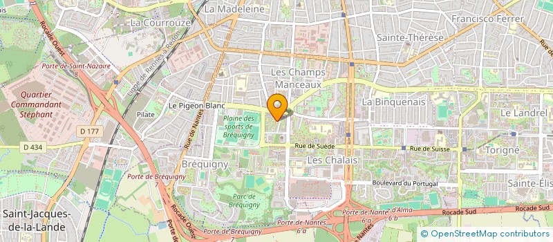 localisation de l'entreprise MONSIEUR GUILLAUME LECLERE  RENNES