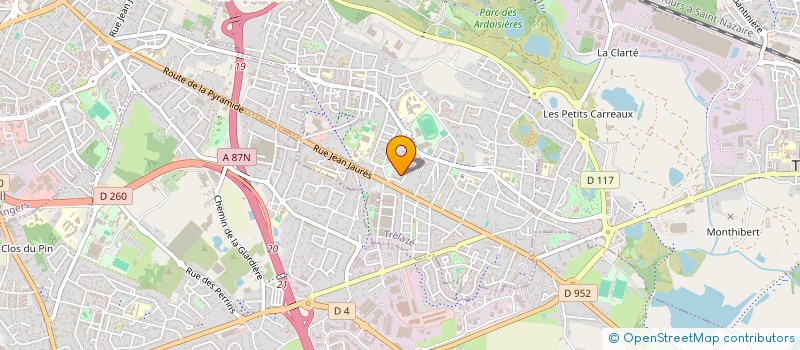 localisation de l'entreprise MONSIEUR GUILLAUME LECOMTE à TRELAZE