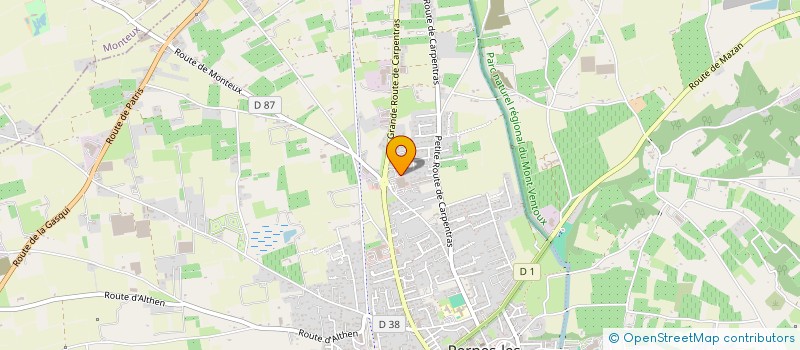 localisation de l'entreprise MONSIEUR GUILLAUME LECUELLE  PERNES-LES-FONTAINES