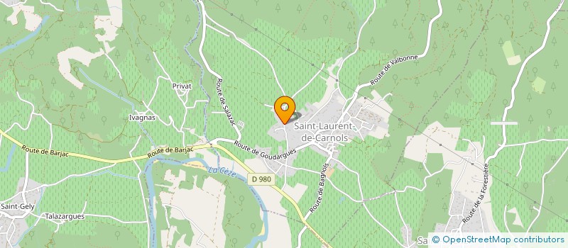 localisation de l'entreprise MONSIEUR GUILLAUME LEDOGARD  SAINT-LAURENT-DE-CARNOLS