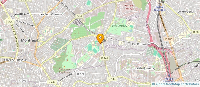 localisation de l'entreprise MONSIEUR GUILLAUME LEDRAP à MONTREUIL