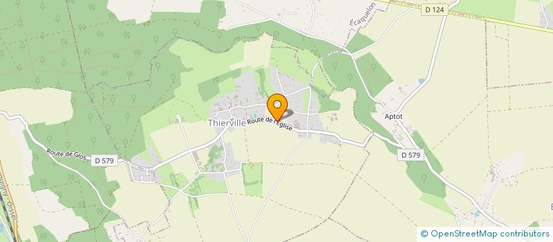 localisation de l'entreprise MONSIEUR GUILLAUME LEFEBVRE  THIERVILLE