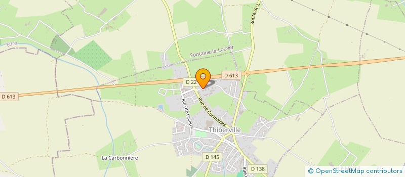 localisation de l'entreprise MONSIEUR GUILLAUME LEFEBVRE  THIBERVILLE