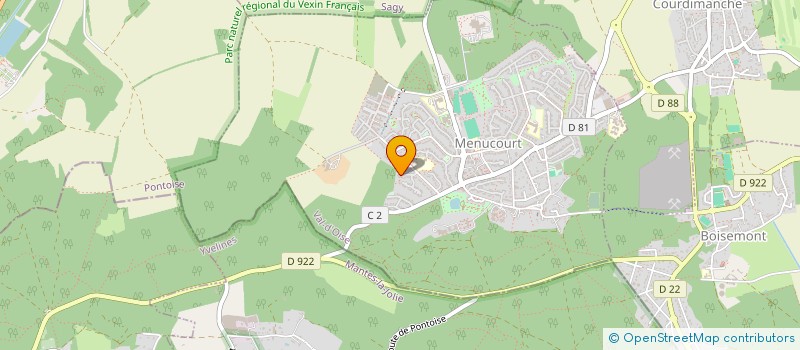 localisation de l'entreprise MONSIEUR GUILLAUME LEFEVRE  CERGY