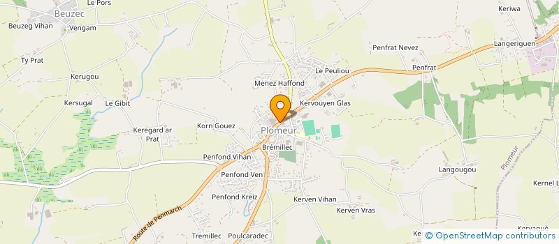 localisation de l'entreprise MONSIEUR GUILLAUME LEFRANCOIS  PLOMEUR