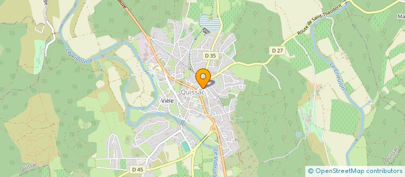 localisation de l'entreprise MONSIEUR GUILLAUME LEGENDRE  QUISSAC