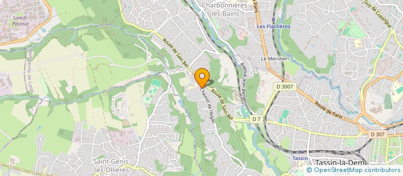 localisation de l'entreprise MONSIEUR GUILLAUME LEGENDRE  TASSIN-LA-DEMI-LUNE