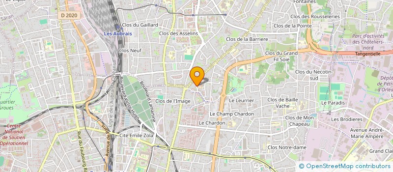 localisation de l'entreprise MONSIEUR GUILLAUME LEGESNE à ORLEANS