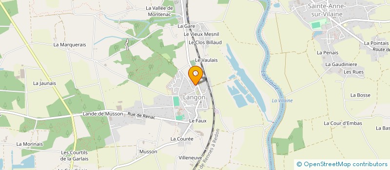 localisation de l'entreprise MONSIEUR GUILLAUME LEGLISE à LANGON