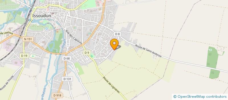 localisation de l'entreprise MONSIEUR GUILLAUME LEGOFF à ISSOUDUN