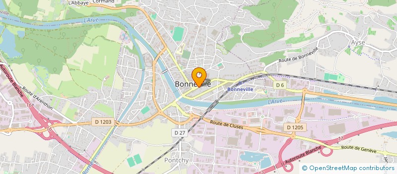 localisation de l'entreprise MONSIEUR GUILLAUME LEGOUPIL  BONNEVILLE