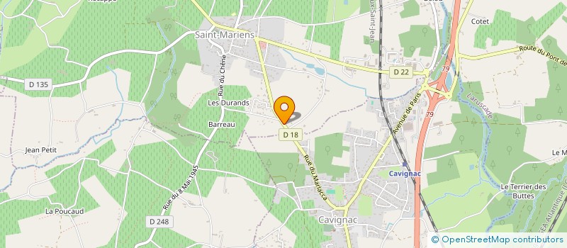 localisation de l'entreprise MONSIEUR GUILLAUME LEGRIS  SAINT-MARIENS