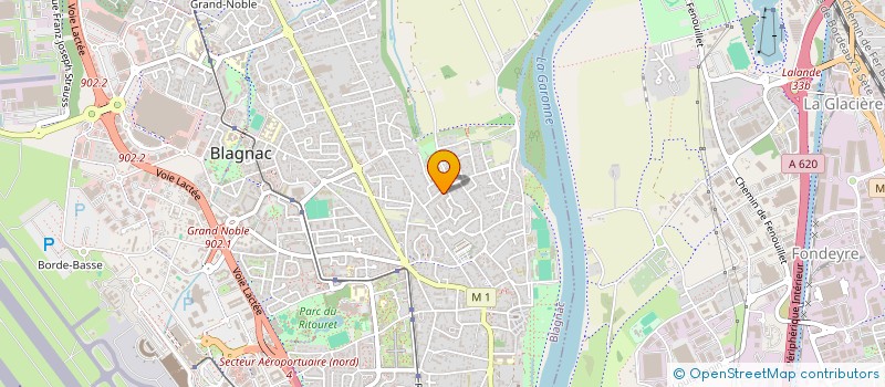 localisation de l'entreprise MONSIEUR GUILLAUME LEGROS  BLAGNAC