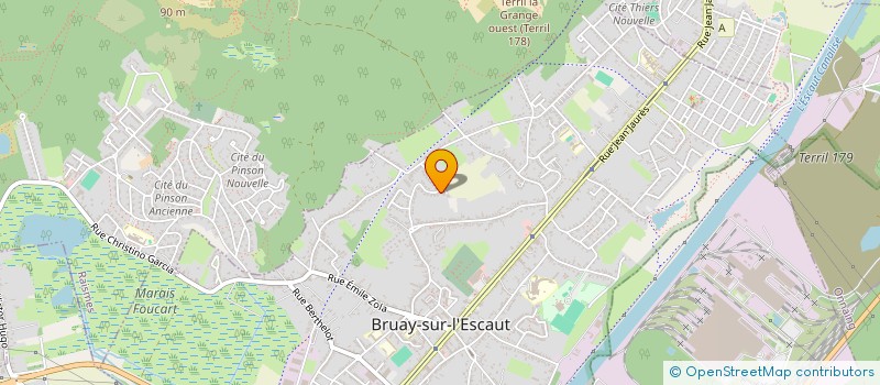 localisation de l'entreprise MONSIEUR GUILLAUME LEJAY  BRUAY-SUR-L'ESCAUT