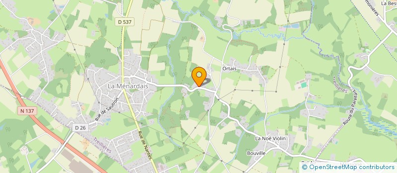 localisation de l'entreprise MONSIEUR GUILLAUME LEMASSON  TREILLIERES