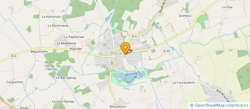 localisation de l'entreprise MONSIEUR GUILLAUME LEMASSON  PLESSE