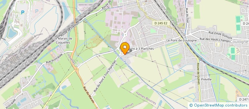 localisation de l'entreprise MONSIEUR GUILLAUME LEMATTRE  COQUELLES