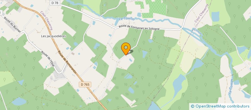 localisation de l'entreprise MONSIEUR GUILLAUME LEMELE  COUR-CHEVERNY