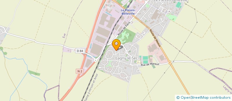 localisation de l'entreprise MONSIEUR GUILLAUME LEMOINE  LAGNY-LE-SEC