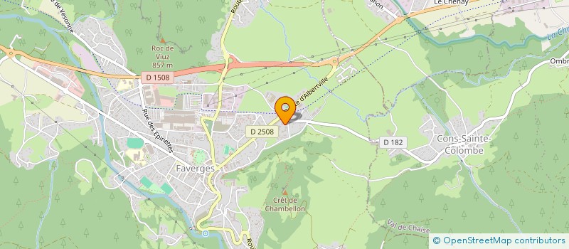 localisation de l'entreprise MONSIEUR GUILLAUME LEMOS  FAVERGES-SEYTHENEX