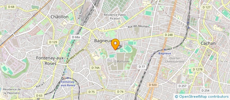 localisation de l'entreprise MONSIEUR GUILLAUME LENAY à BAGNEUX