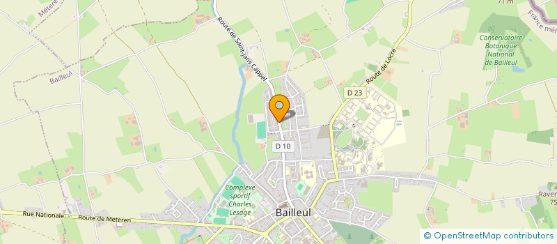localisation de l'entreprise MONSIEUR GUILLAUME LEONARD à BAILLEUL