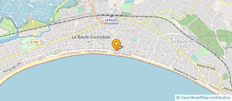 localisation de l'entreprise MONSIEUR GUILLAUME LEONARD à LA BAULE-ESCOUBLAC