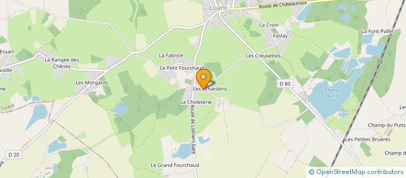 localisation de l'entreprise MONSIEUR GUILLAUME LEPAGE à LUANT