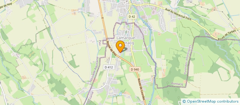 localisation de l'entreprise MONSIEUR GUILLAUME LERAIN  LAMARQUE-PONTACQ