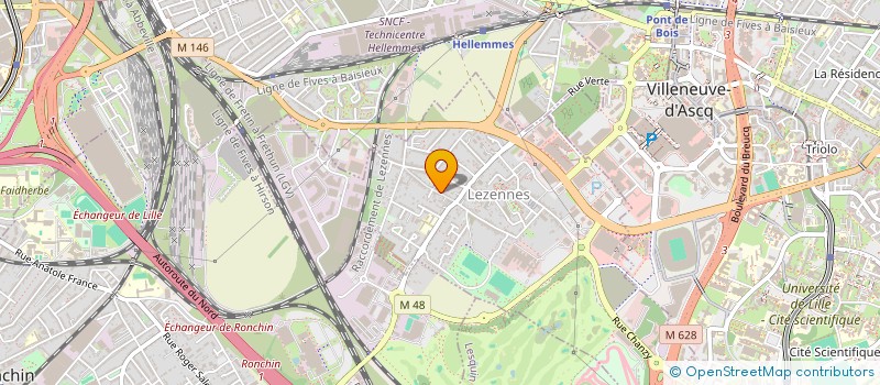 localisation de l'entreprise MONSIEUR GUILLAUME LERICHE  LEZENNES