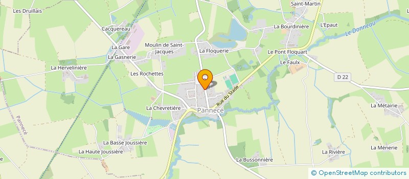 localisation de l'entreprise MONSIEUR GUILLAUME LEROUEIL  PANNECE