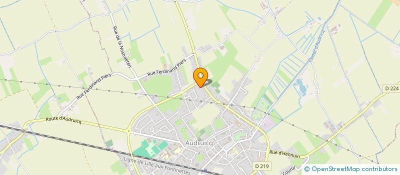 localisation de l'entreprise MONSIEUR GUILLAUME LEROUX  AUDRUICQ