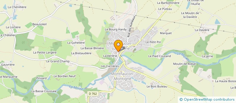 localisation de l'entreprise MONSIEUR GUILLAUME LEROUX à SEVREMOINE