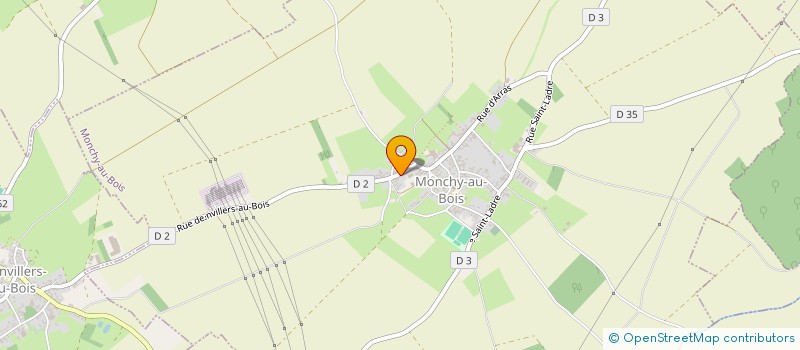 localisation de l'entreprise MONSIEUR GUILLAUME LEROY  MONCHY-AU-BOIS