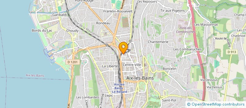 localisation de l'entreprise MONSIEUR GUILLAUME LEROYER à AIX-LES-BAINS