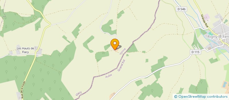 localisation de l'entreprise MONSIEUR GUILLAUME LESAGE  FLACY