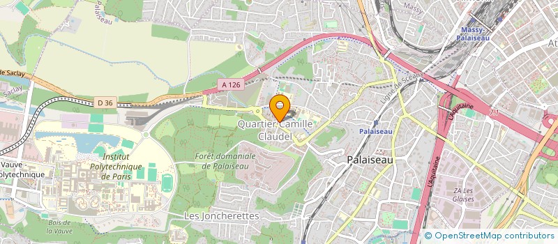 localisation de l'entreprise MONSIEUR GUILLAUME LESAGE à PALAISEAU