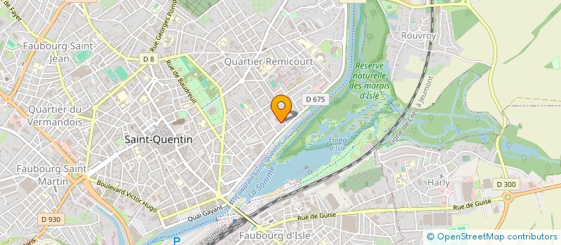 localisation de l'entreprise MONSIEUR GUILLAUME LESAGE  SAINT-QUENTIN