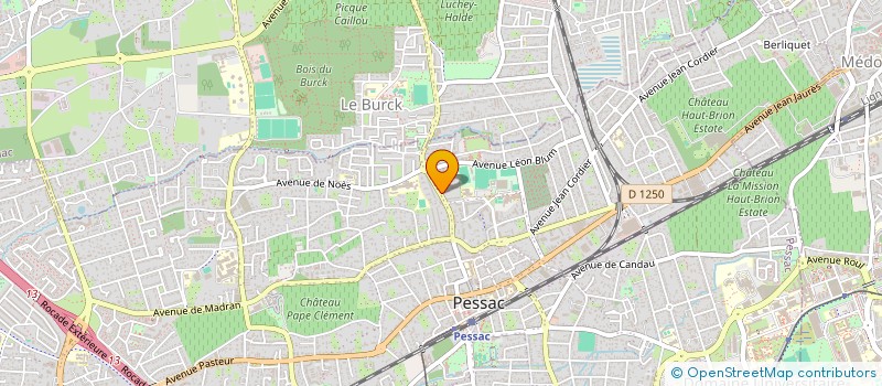 localisation de l'entreprise MONSIEUR GUILLAUME LESIEUR  PESSAC