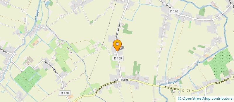 localisation de l'entreprise MONSIEUR GUILLAUME LESOT à LA COUTURE