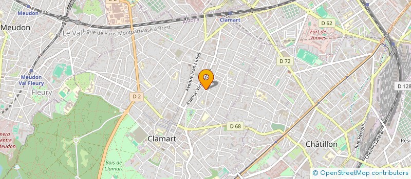 localisation de l'entreprise MONSIEUR GUILLAUME LETELLIER à CLAMART