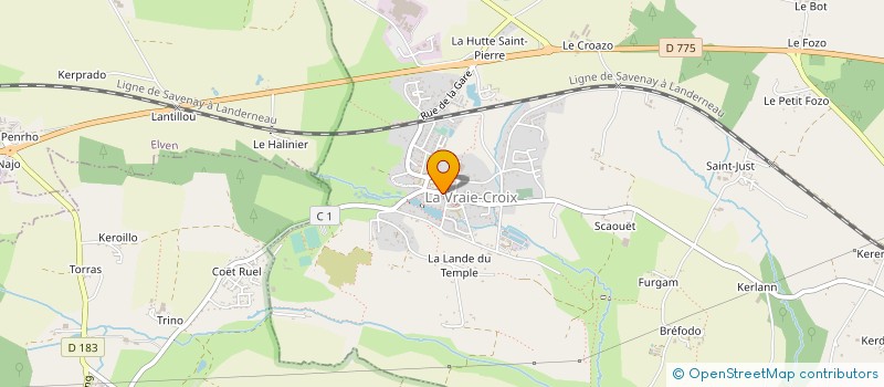 localisation de l'entreprise MONSIEUR GUILLAUME LETINOIS à LA VRAIE-CROIX