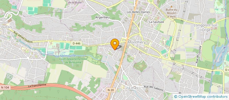 localisation de l'entreprise MONSIEUR GUILLAUME LEUDET DE LA VALLEE à LINAS