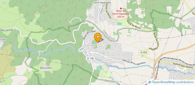 localisation de l'entreprise MONSIEUR GUILLAUME LEVEL  ENVAL