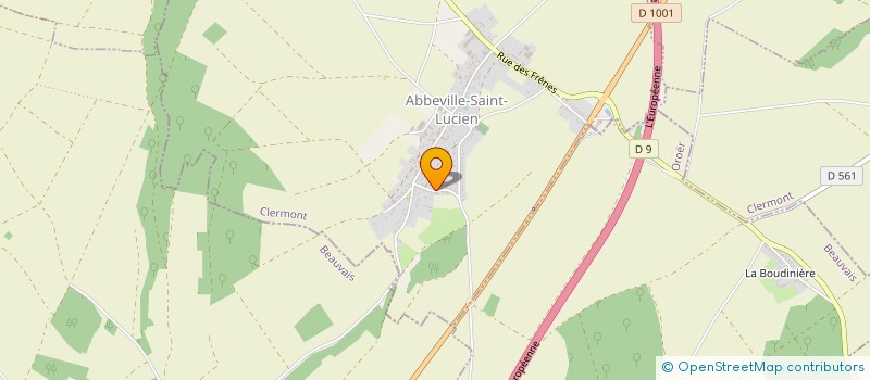 localisation de l'entreprise MONSIEUR GUILLAUME LEVEQUE  SAINTE-EUSOYE