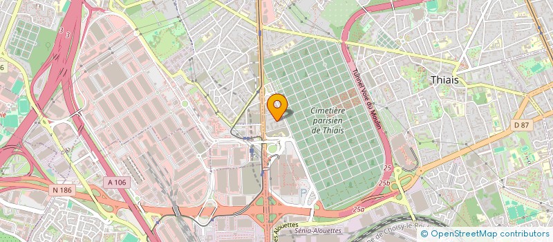 localisation de l'entreprise MONSIEUR GUILLAUME LEVEQUE  THIAIS