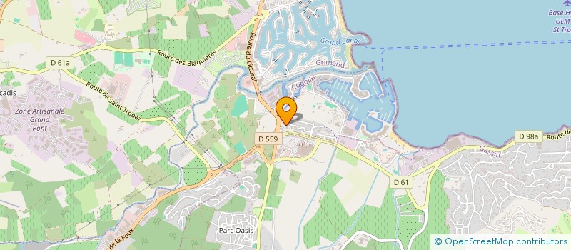 localisation de l'entreprise MONSIEUR GUILLAUME LEVEQUE  COGOLIN