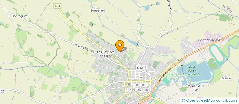 localisation de l'entreprise MONSIEUR GUILLAUME LEZIN à BEAUMONT-DE-LOMAGNE