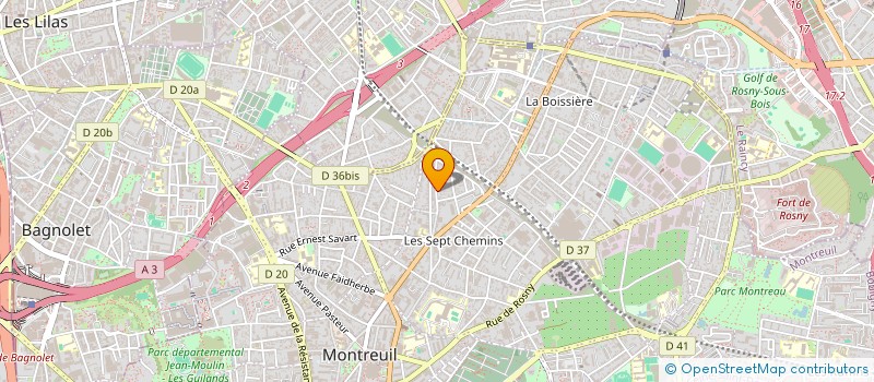 localisation de l'entreprise MONSIEUR GUILLAUME LIARD à MONTREUIL